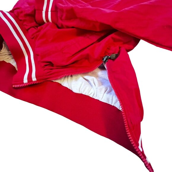 Vtg Nebraska Corn Huskers Pullover Jacket XL NCAA Russell Athletic Red Nylon - Picture 8 of 12